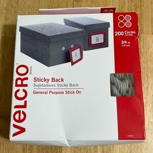 VELCRO Sticky Back General Purpose Stick-on 200 ea x 3/4" Dia